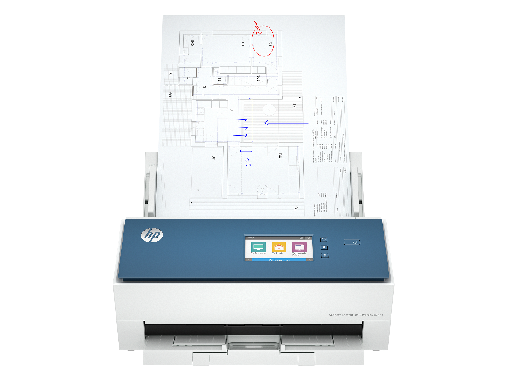 HP ScanJet Enterprise Flow N9000 sn1